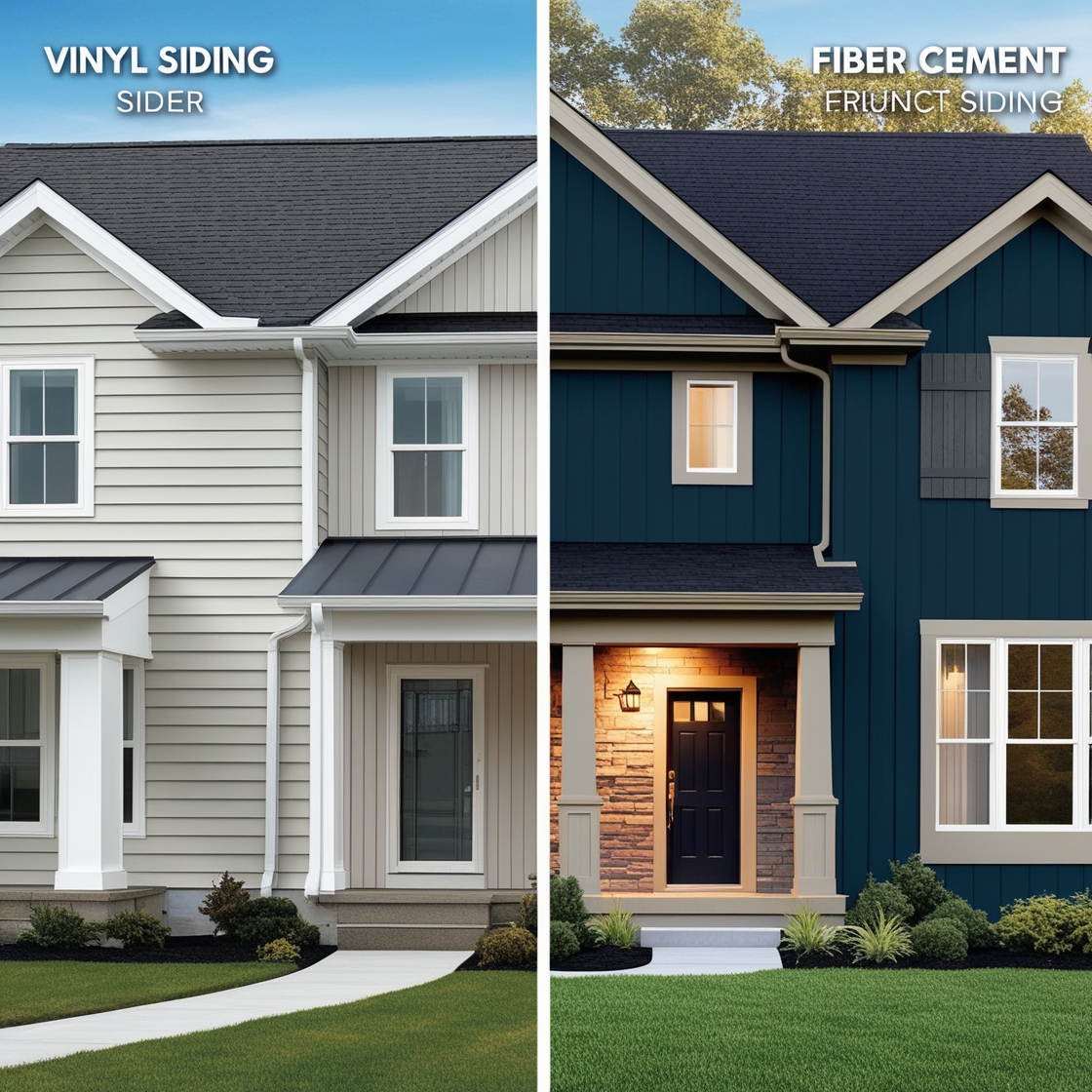 Vinyl vs. Fiber Cement: Which Siding Type is Best for Your Home?