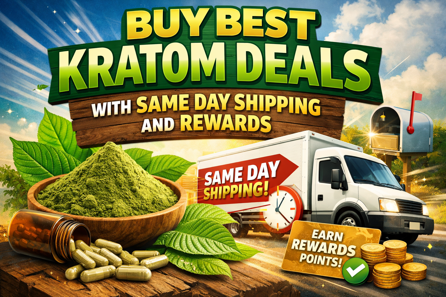 Buy Best Kratom Deals With Same Day Shipping And Rewards