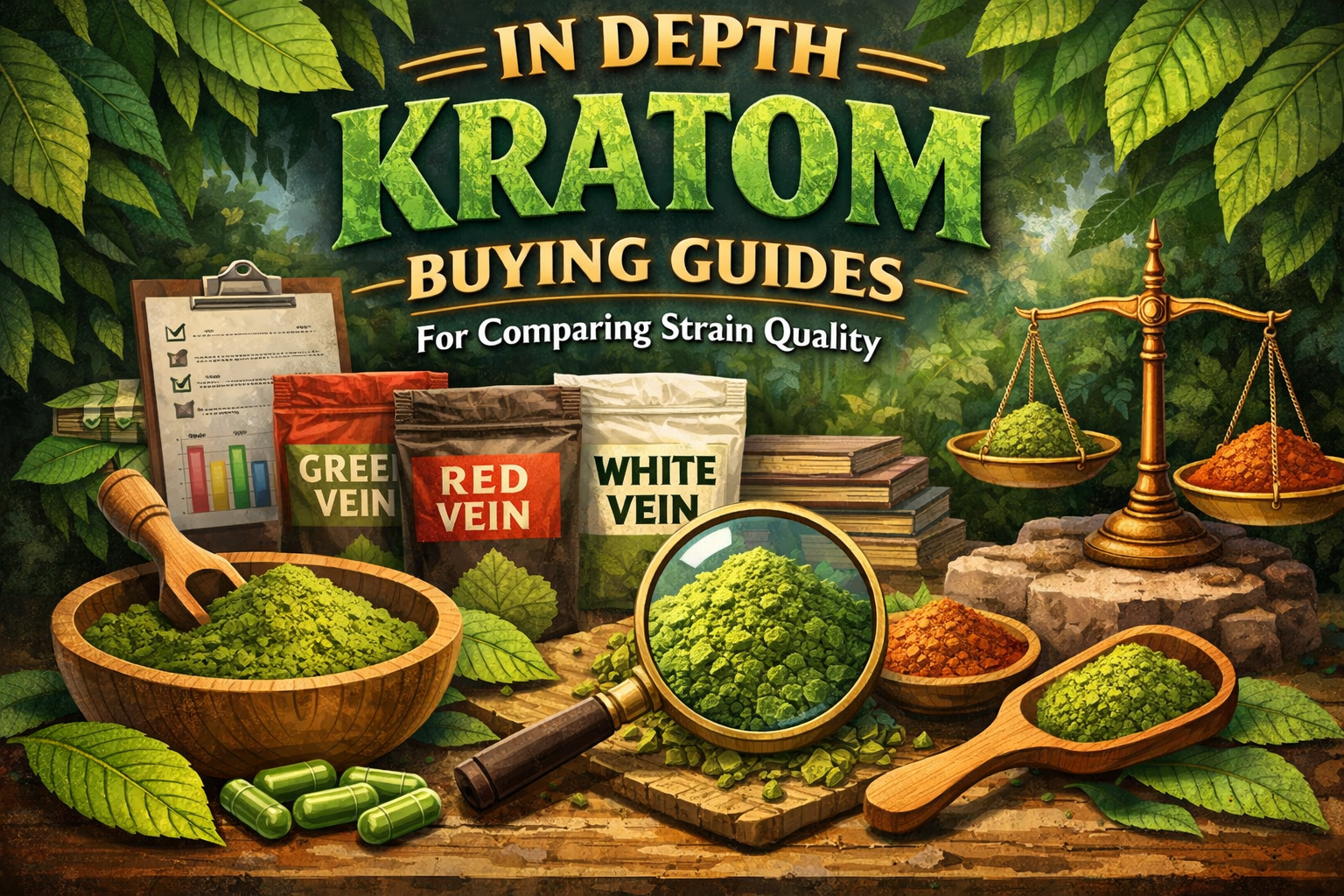 In-Depth Kratom Buying Guides for Comparing Strain Quality